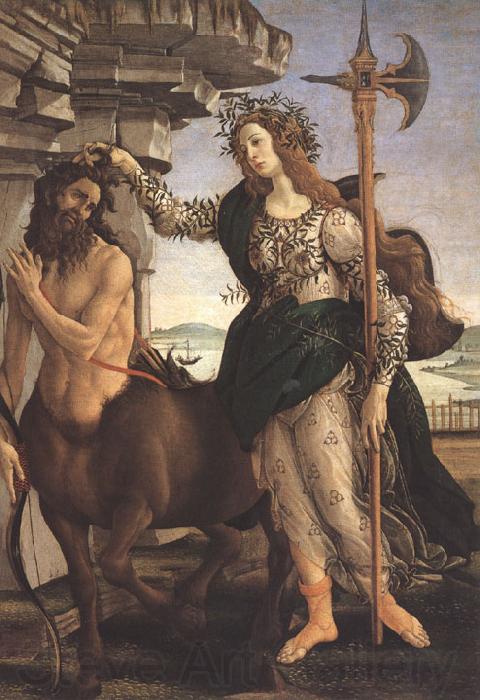 Sandro Botticelli Pallas and the Centaur (mk36)